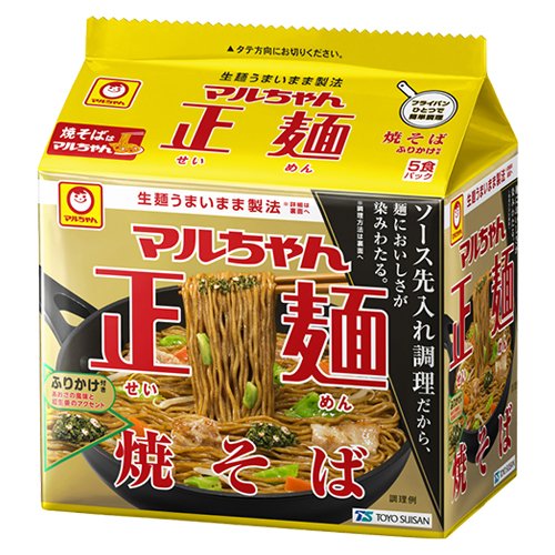 Yakisoba Snabbnudlar 5-pack, Toyo Suisan Maruchan Seimen