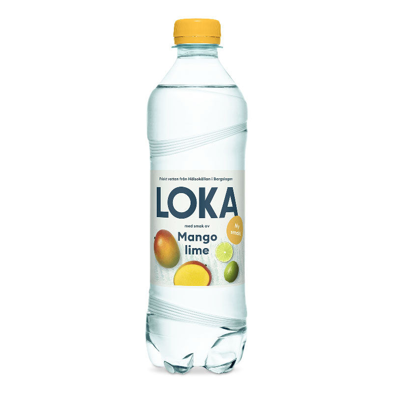 Kolsyrat vatten Mango & Lime 50cl, Loka