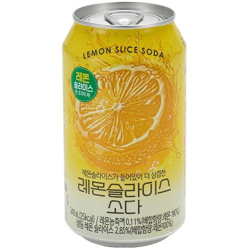 Kumkang Lemon Slice Soda Drink 340ml
