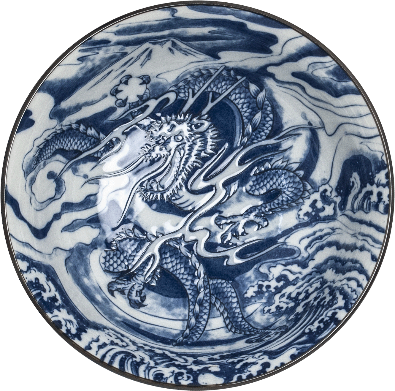 Ramenskål Blauwe Ø19,2 cm | H7,5 cm