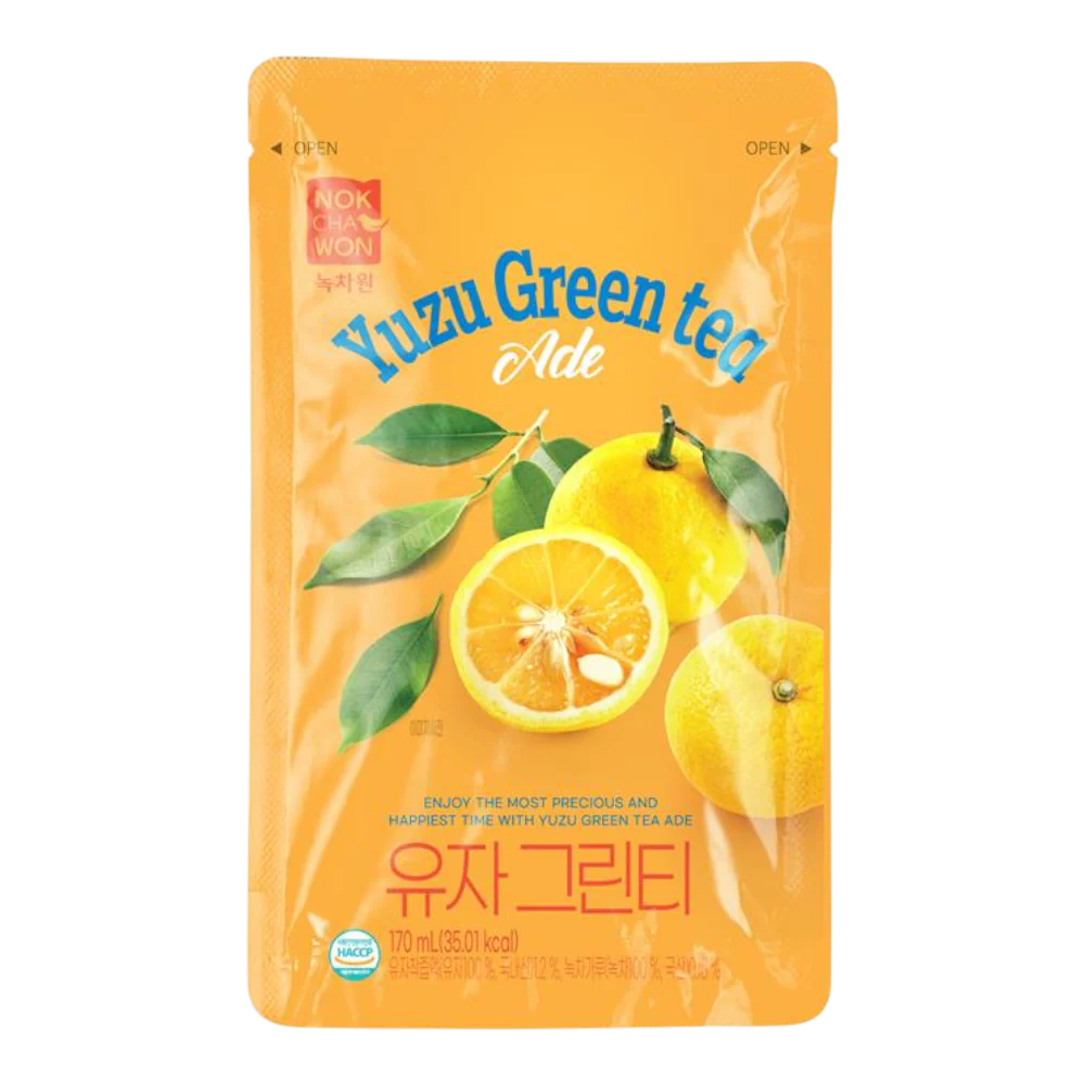 Yuzu Grön Te Drink 170ml, Nokchawon