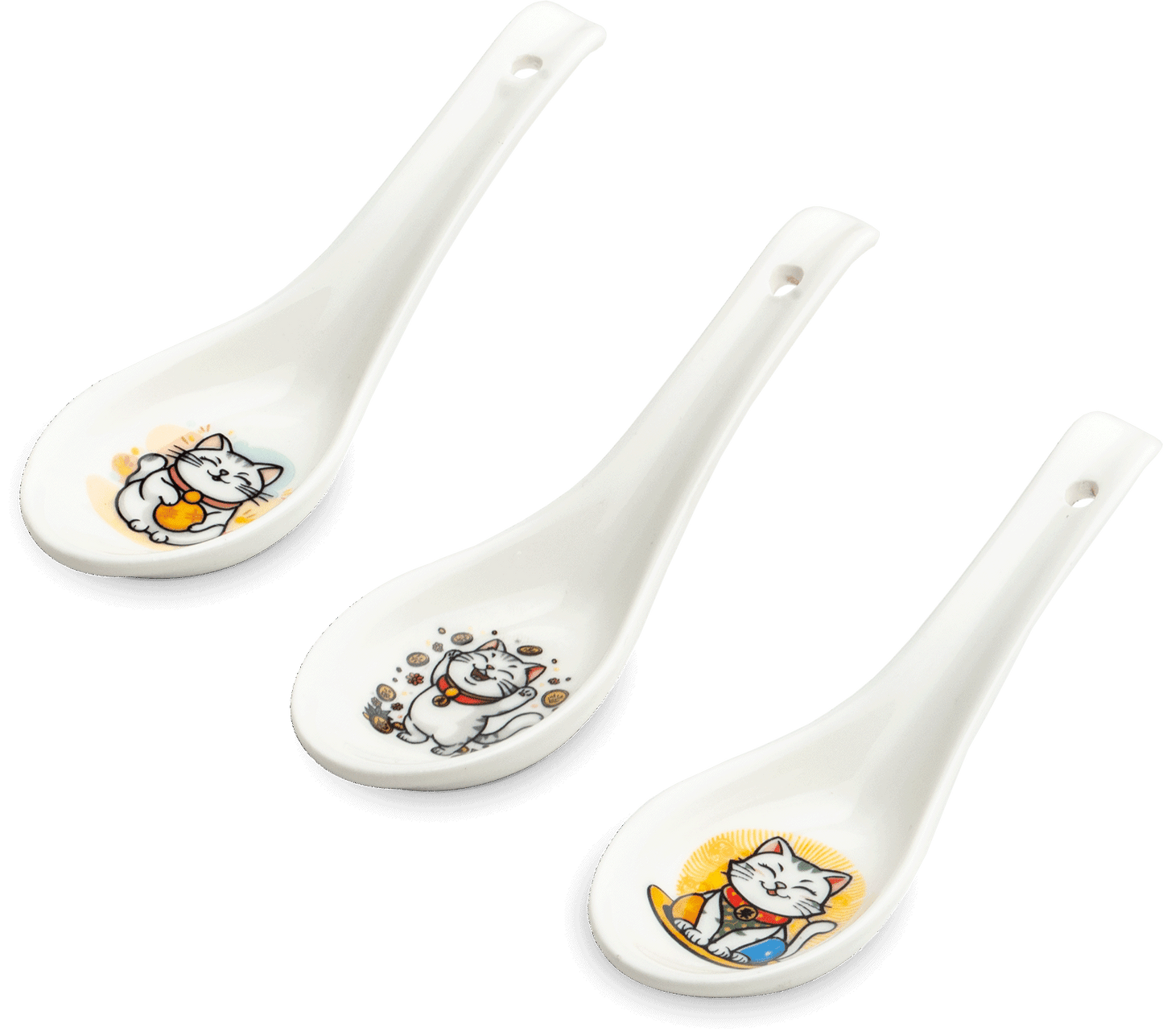 Porslinsked lyckokatt