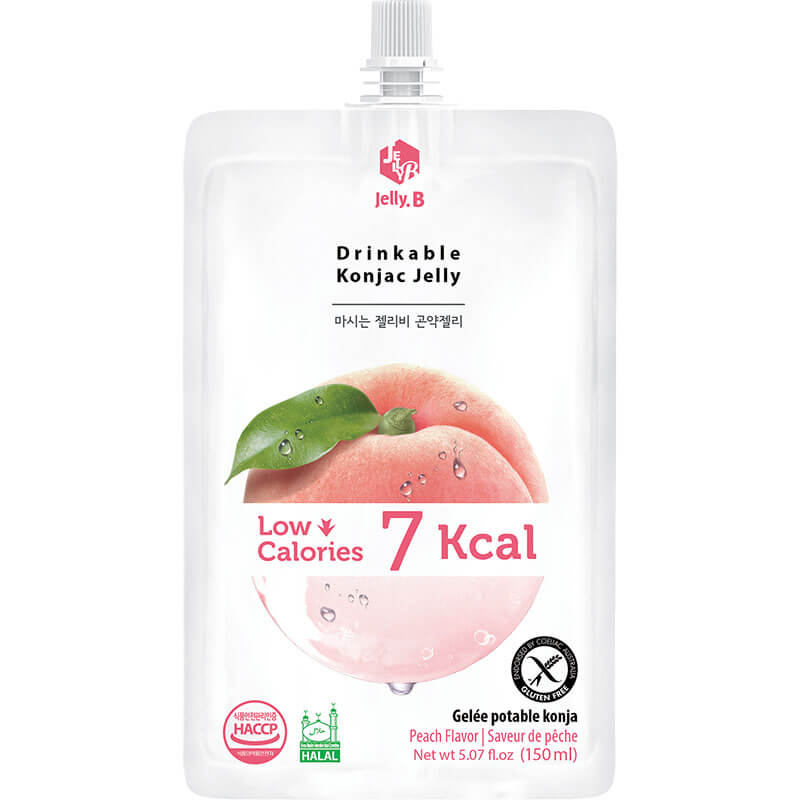 Konjac Peach Drink 150ml, Jelly.B