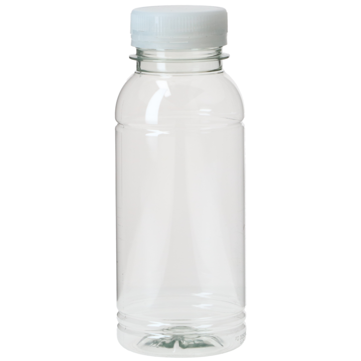Livsmedelsgodkänd PET-flaska med kork 250ml