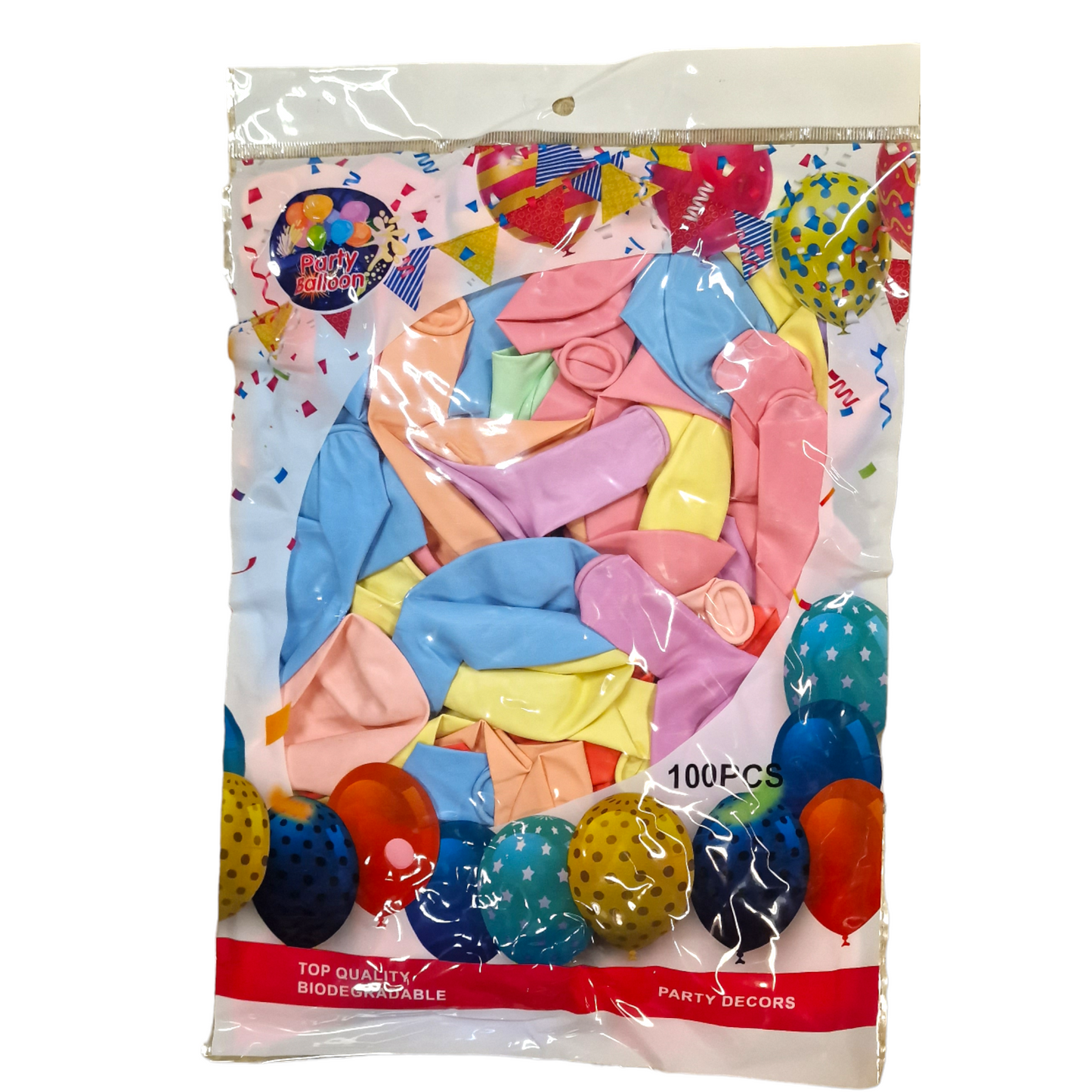 12" Ballonger 100pack pastelliga