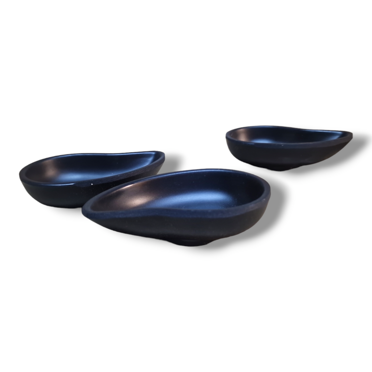 Skål svart melamine