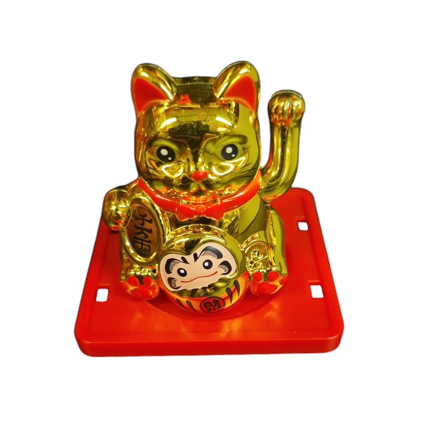 Lyckokatt Guld med Doruman Solcellsbatterier