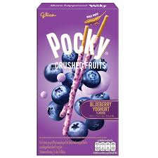 Pocky Blåbär med krossade frukt