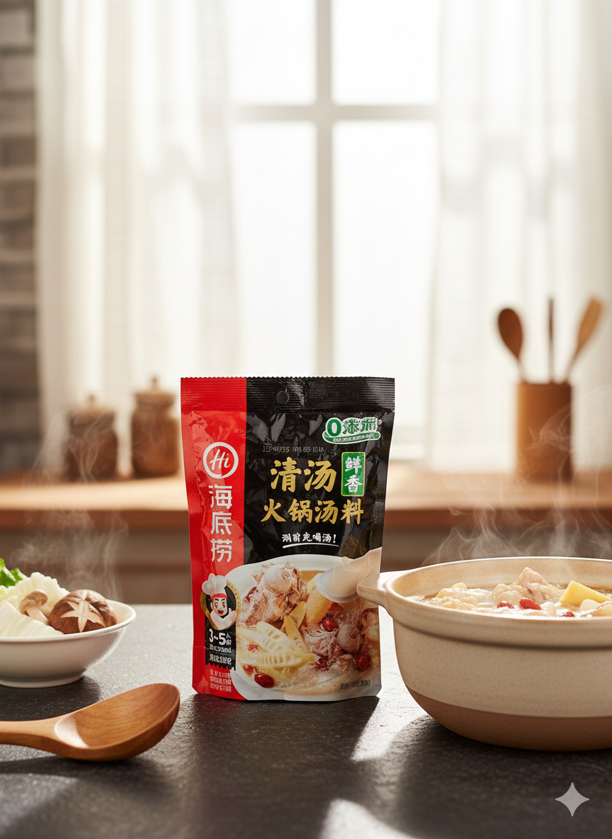 Hotpot bas kyckling och fläsk 110g, Haidilao