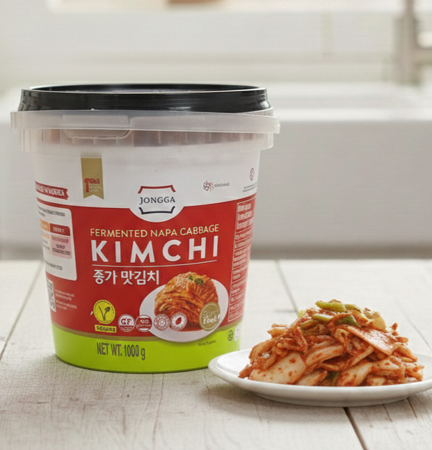 Kimchi i burk 1kg vegetarisk Jongga