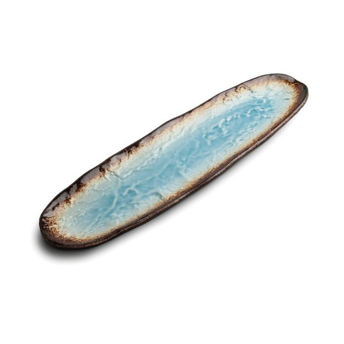 Blå Sushi fat avlång Yaketa 41 x 11,5 cm | H2 cm