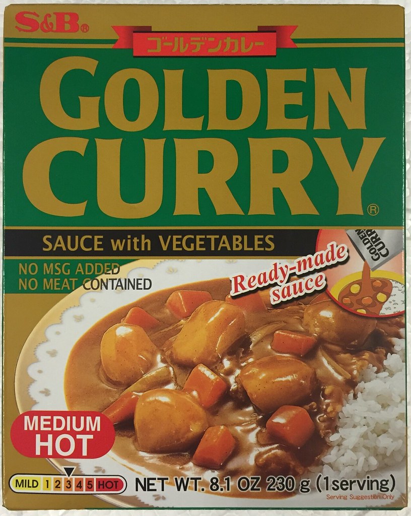 Japansk golden curry veg
