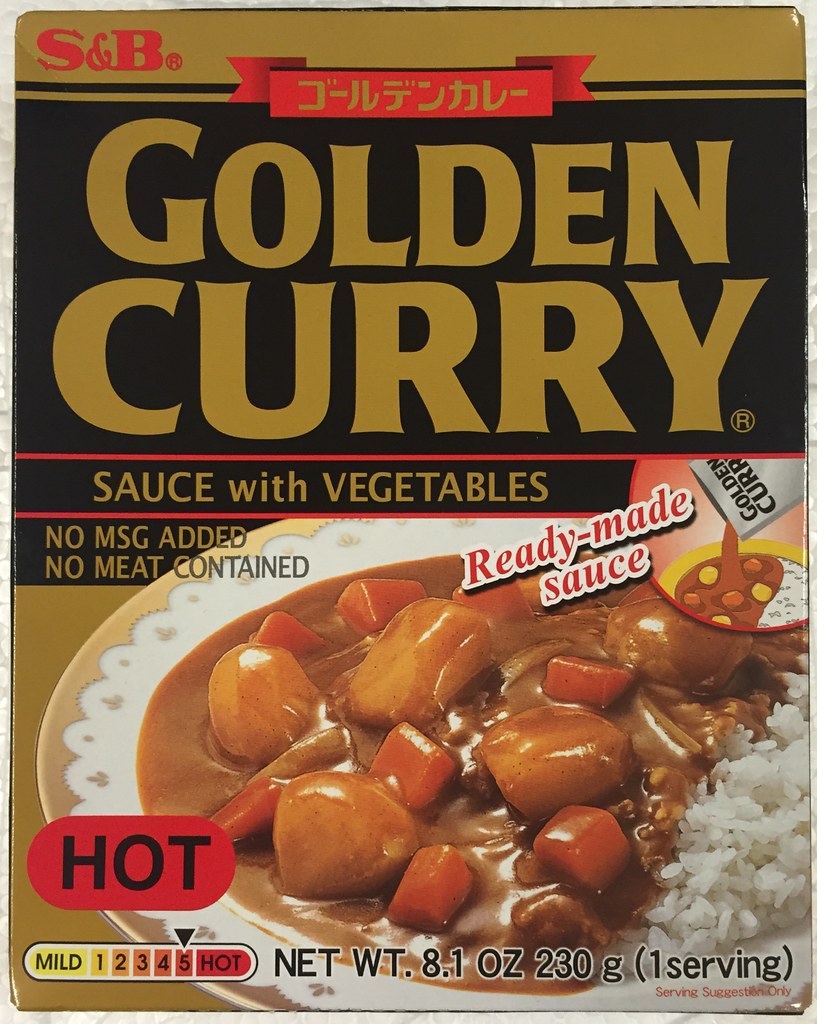 Japansk golden curry veg