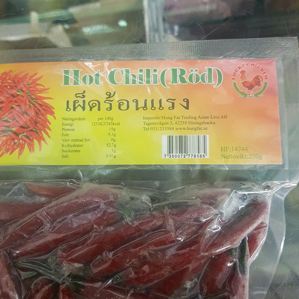 Röd chili 400g