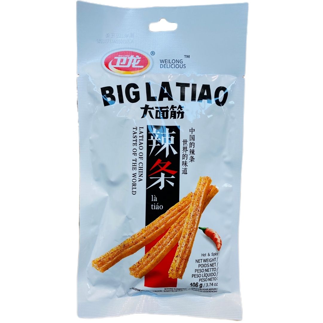 Kryddiga Vetesnacks (La Tiao) 106g, WeiLong