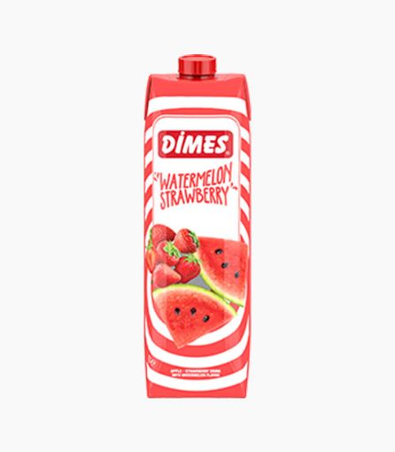 Fruktdryck med Vattenmelon & Jordgubbar 1L, DIMES