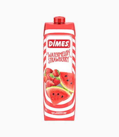 Fruktdryck med Vattenmelon & Jordgubbar 1L, DIMES