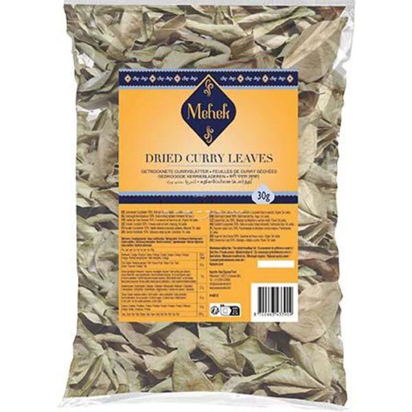 Torkad Curryblad 30g, Mehek