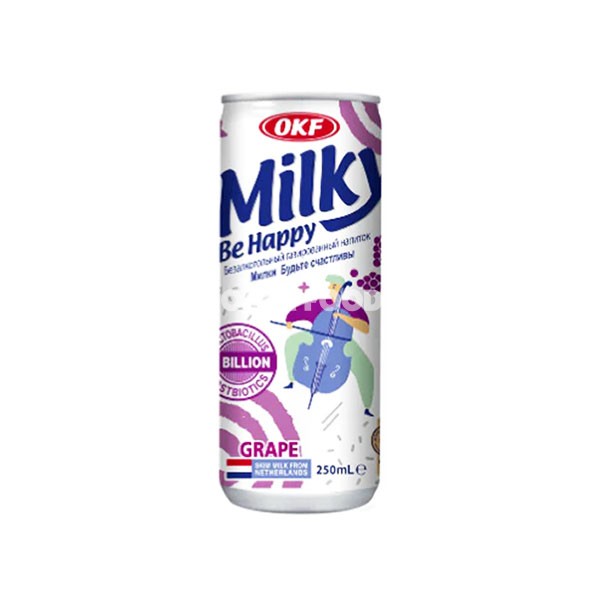 OKF Milky Be Happy Grape 250ml