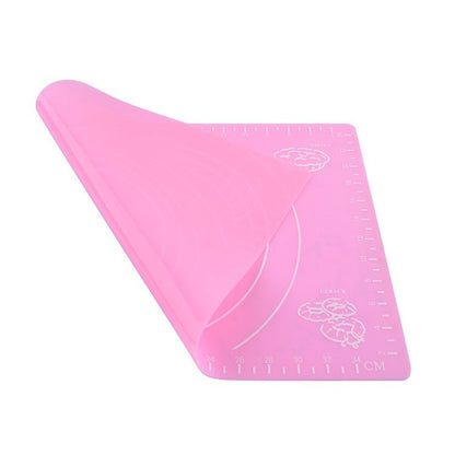 Liten Silikon bakmatta rosa 30 x 43cm