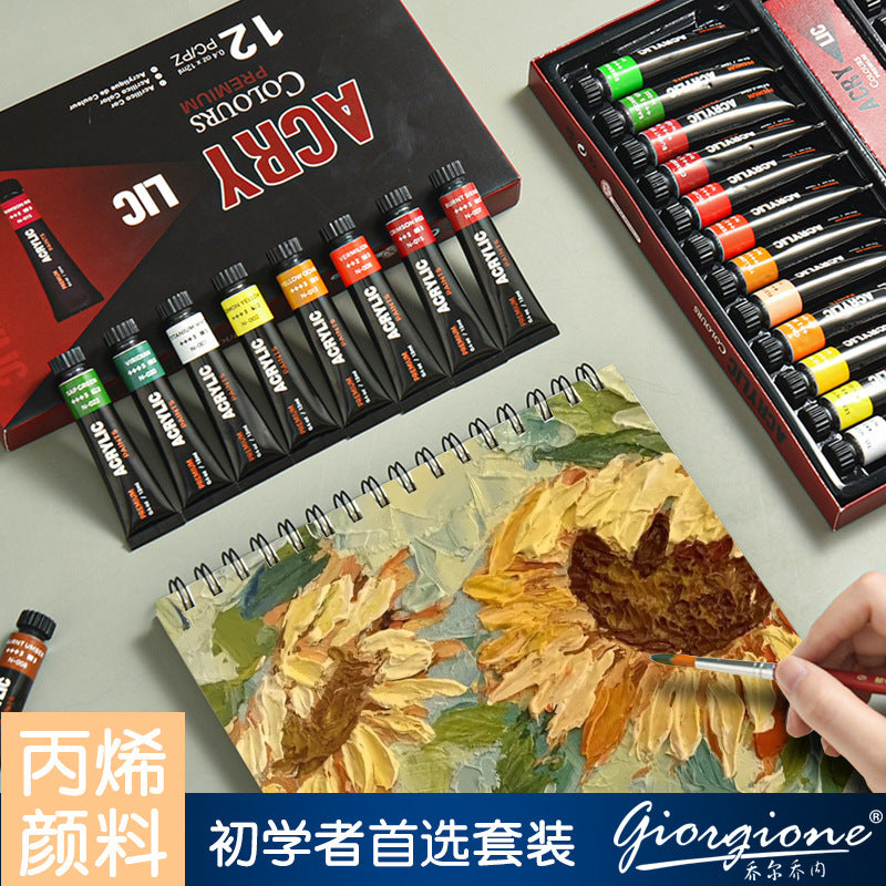 Akrylmålarfärger 12 st