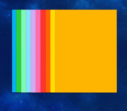 100ark 70g färgglada A4 papper