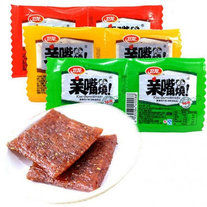 Kryddig kinesisk vetesnacks kyckling smak 260g, WEILONG