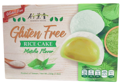Bamboo House ,Gluten Fri Mochi Grön Te (Matcha) 210g