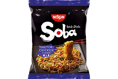 Snabbnudlar Soba Yakitori Chicken 110g, Nissin