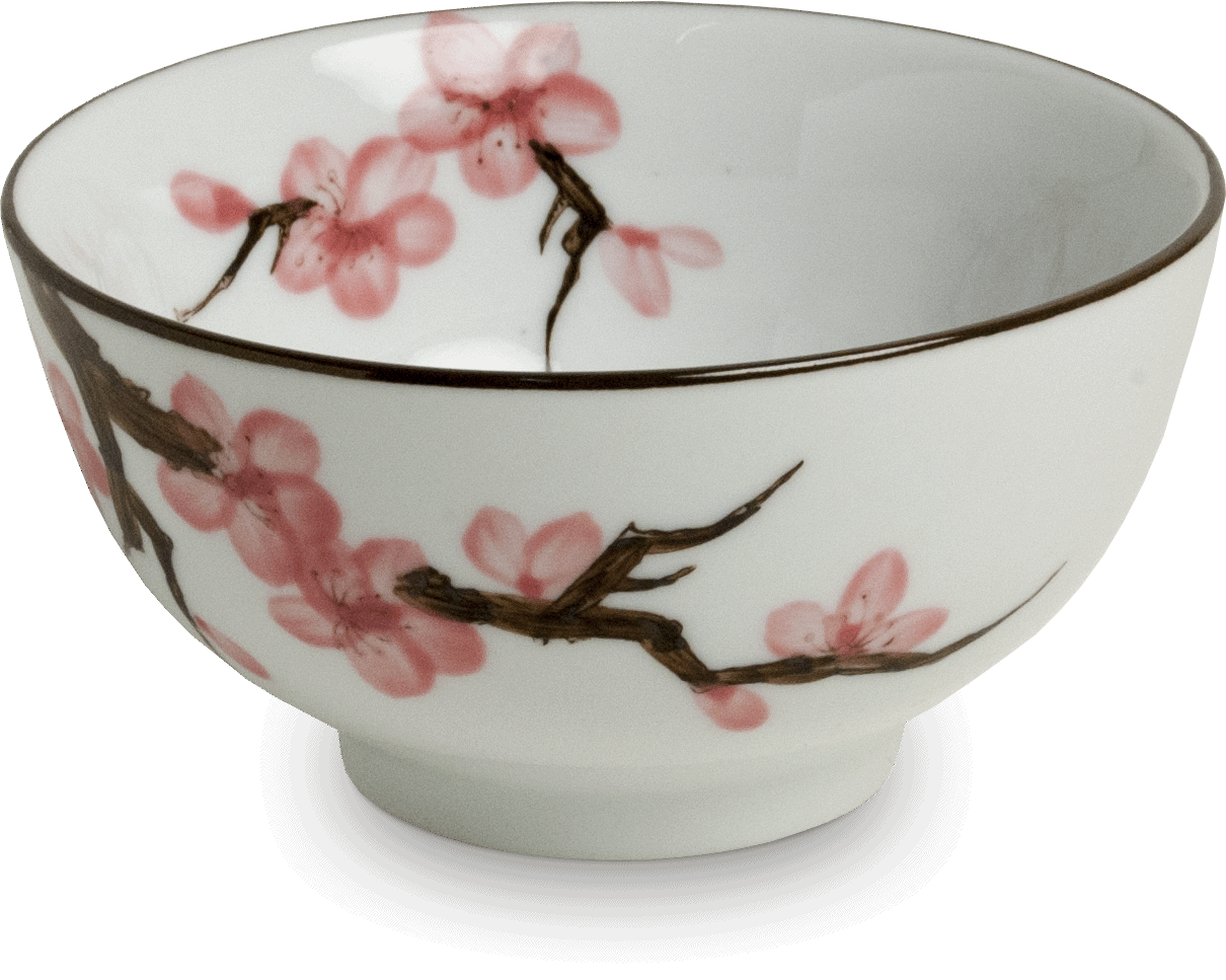 Liten skål med Sakura-motiv. Storlek: Ø11,5 cm | H6 cm.