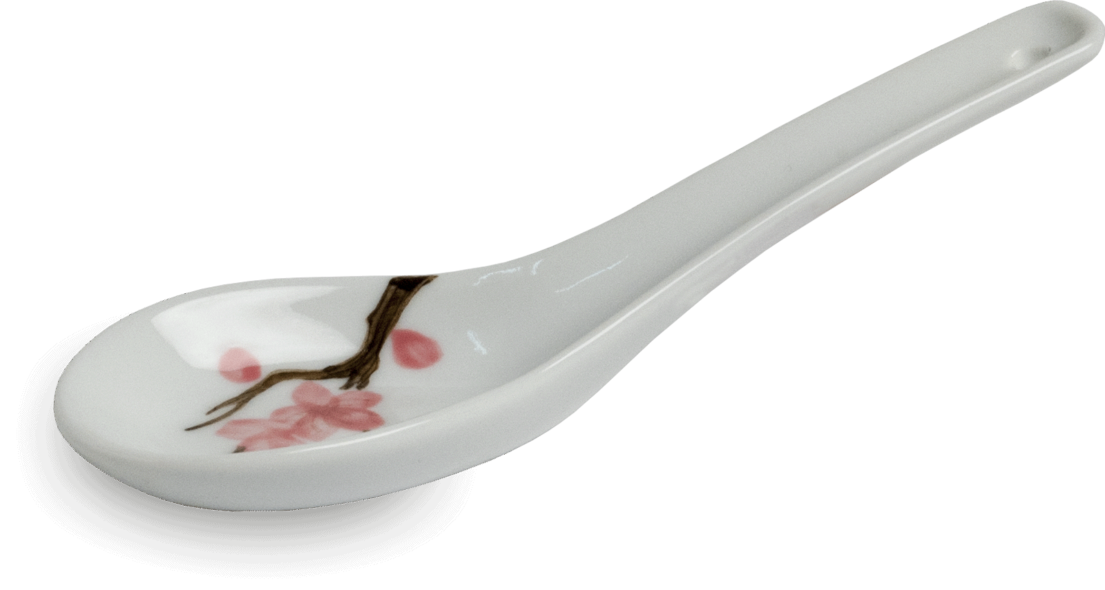 Sked med Sakura-motiv. Storlek: 14,5 cm.