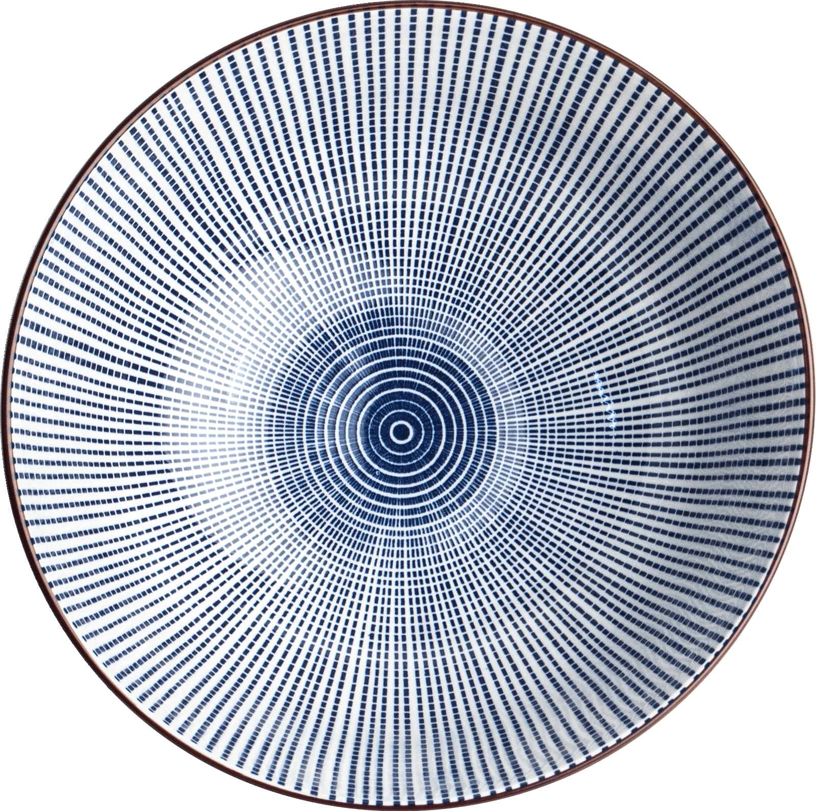 Stor skål med Oriental Tokusa-motiv. Storlek: Ø20 cm | H9,8 cm.