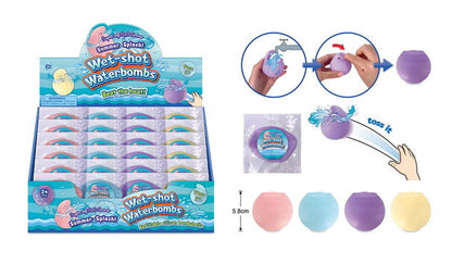 ÅTERANVÄNDBARA VATTENBALLONGER 6 CM SILIKON