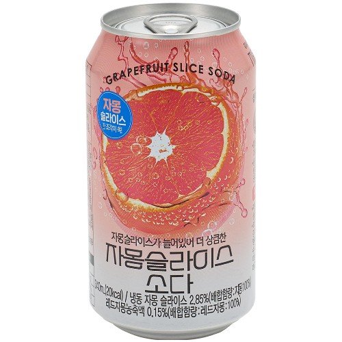 Kumkang Grapefruit Slice Soda Drink 340ml