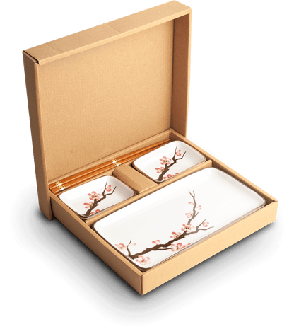 Japansk Sushiset Sakura 3-delar, för 2 personer