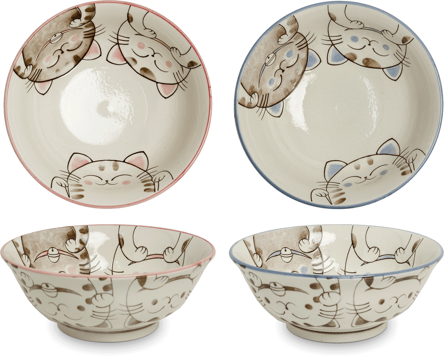 Katt Ramenskål Ø20,5cm | H8cm