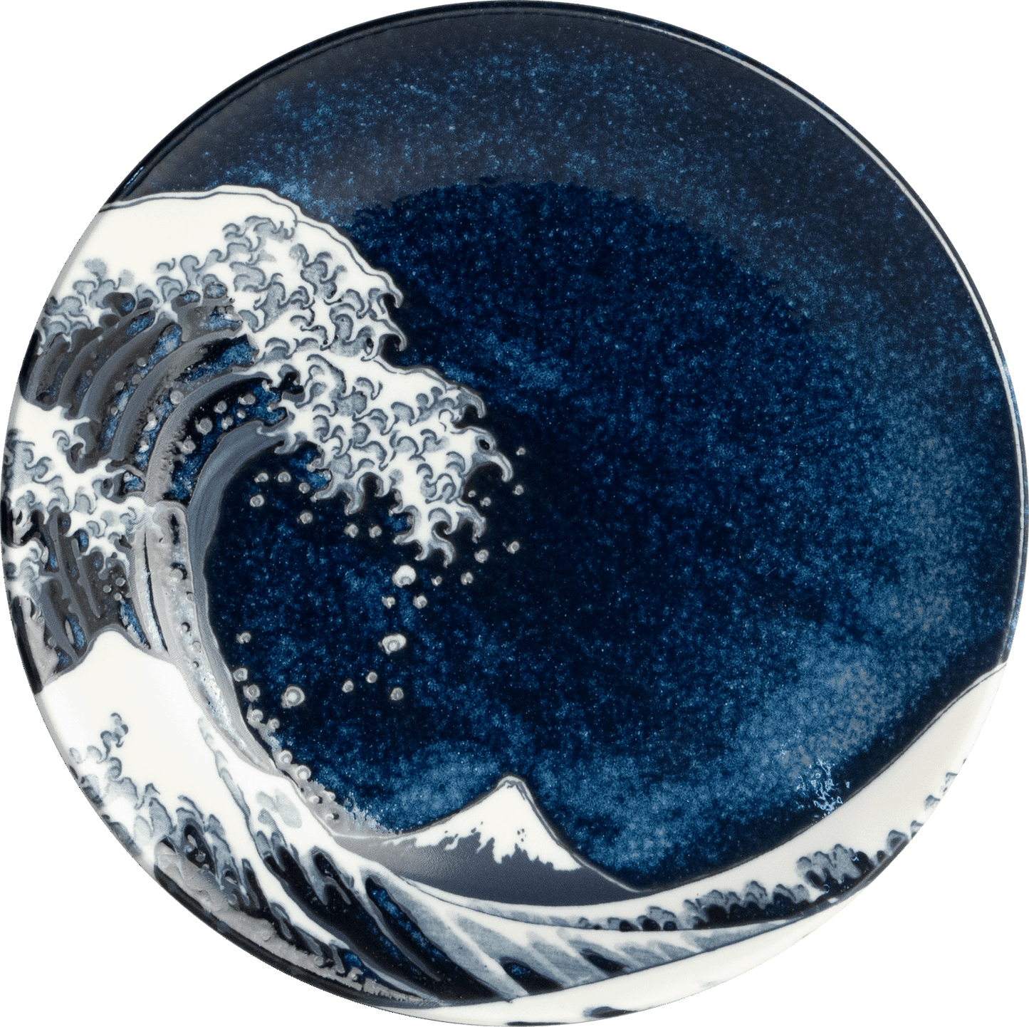 Hokusai Tallrik Blå Ø25 cm | H3,5 cm
