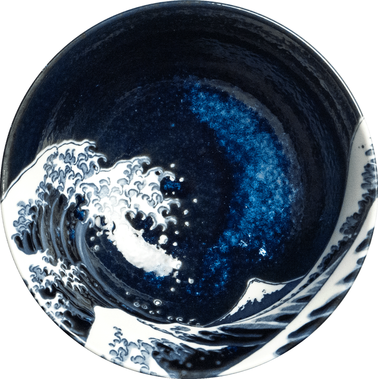Hokusai Blue (L) Ø19,5 cm | H7,5 cm