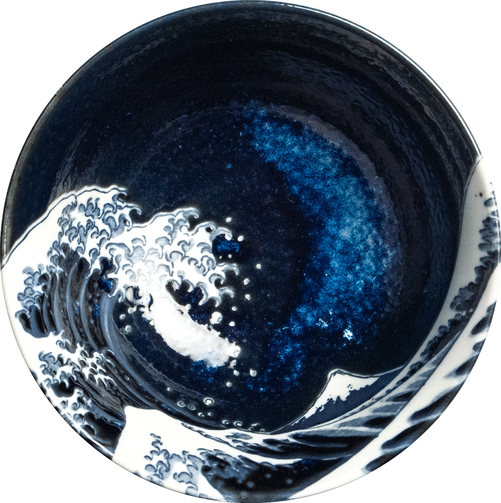 Hokusai Blue (L) Ø19,5 cm | H7,5 cm