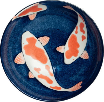 Ramenskål med Koi fisk 21,5 cm H 8cm