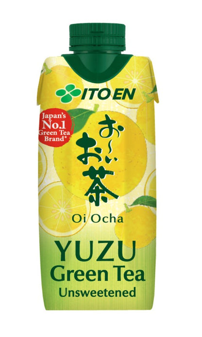 Yuzu Grönt Te 330ml, Itoen