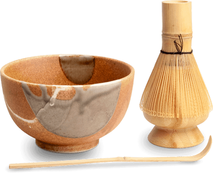 Matchaset med Kisoji-design Storlek: Ø13 cm | H7 cm.