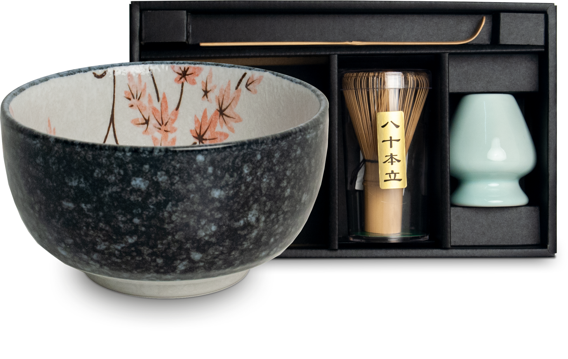 Matcha set Acerblad Ø13 cm | H7 cm | Set med 4 delar
