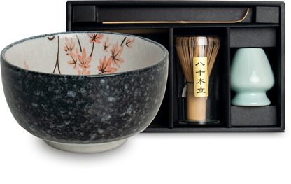 Matcha set Acerblad Ø13 cm | H7 cm | Set med 4 delar