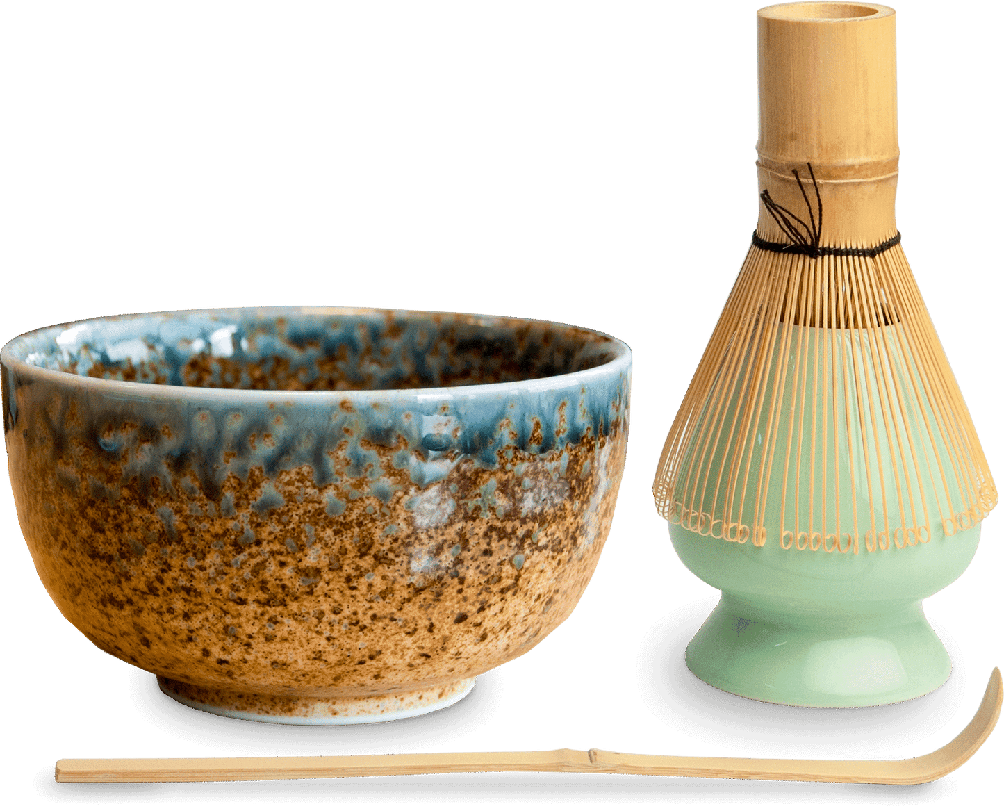 Matchaset med Ki-design. Storlek: Ø13 cm | H7 cm.