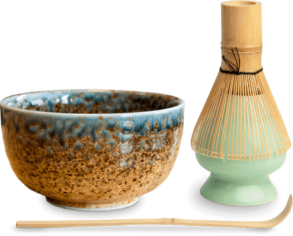 Matchaset med Ki-design. Storlek: Ø13 cm | H7 cm.