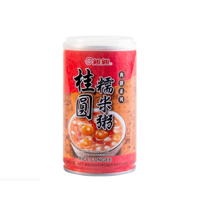 Kinesiskt Risgröt med longanfrukt  340g, Chin Chin
