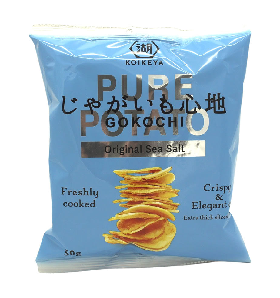 Koikeya Potatis Chips med havssalt 50g
