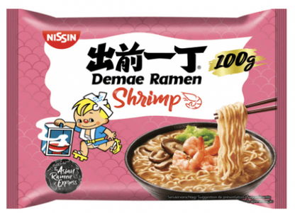 Räkor Snabbnudlar 100g, Nissin