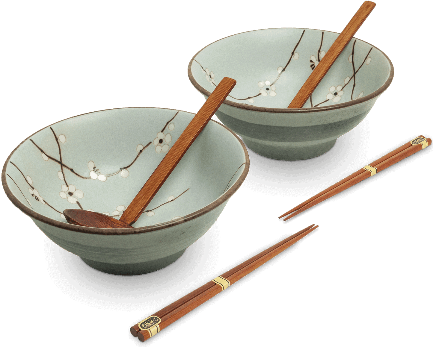 Ramen Skålset Hana Körsbärsblommor  (2-pack) Ø22 cm | H9 cm